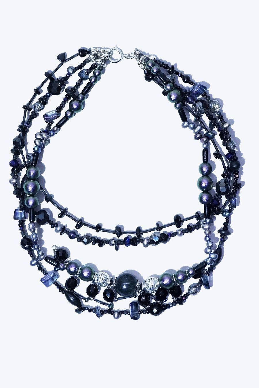 不知火 シラヌイ Necklace ネックレス / BLACK 【Ranunculus】