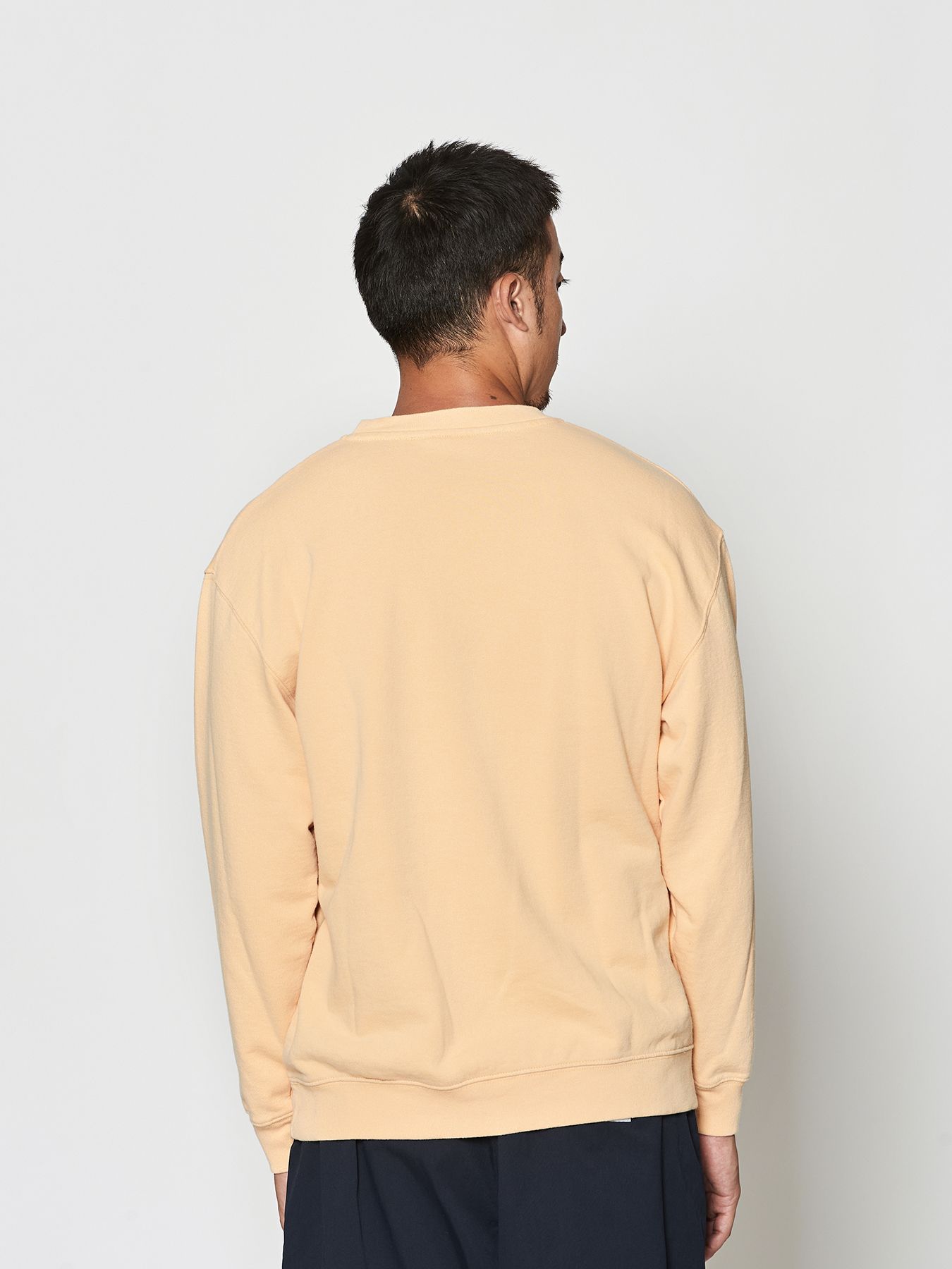 【予約品 10月9日(木) 締切】muta Aging Circle Logo Crewneck / スウェット / イエロー【Acanthus × muta MARINE】