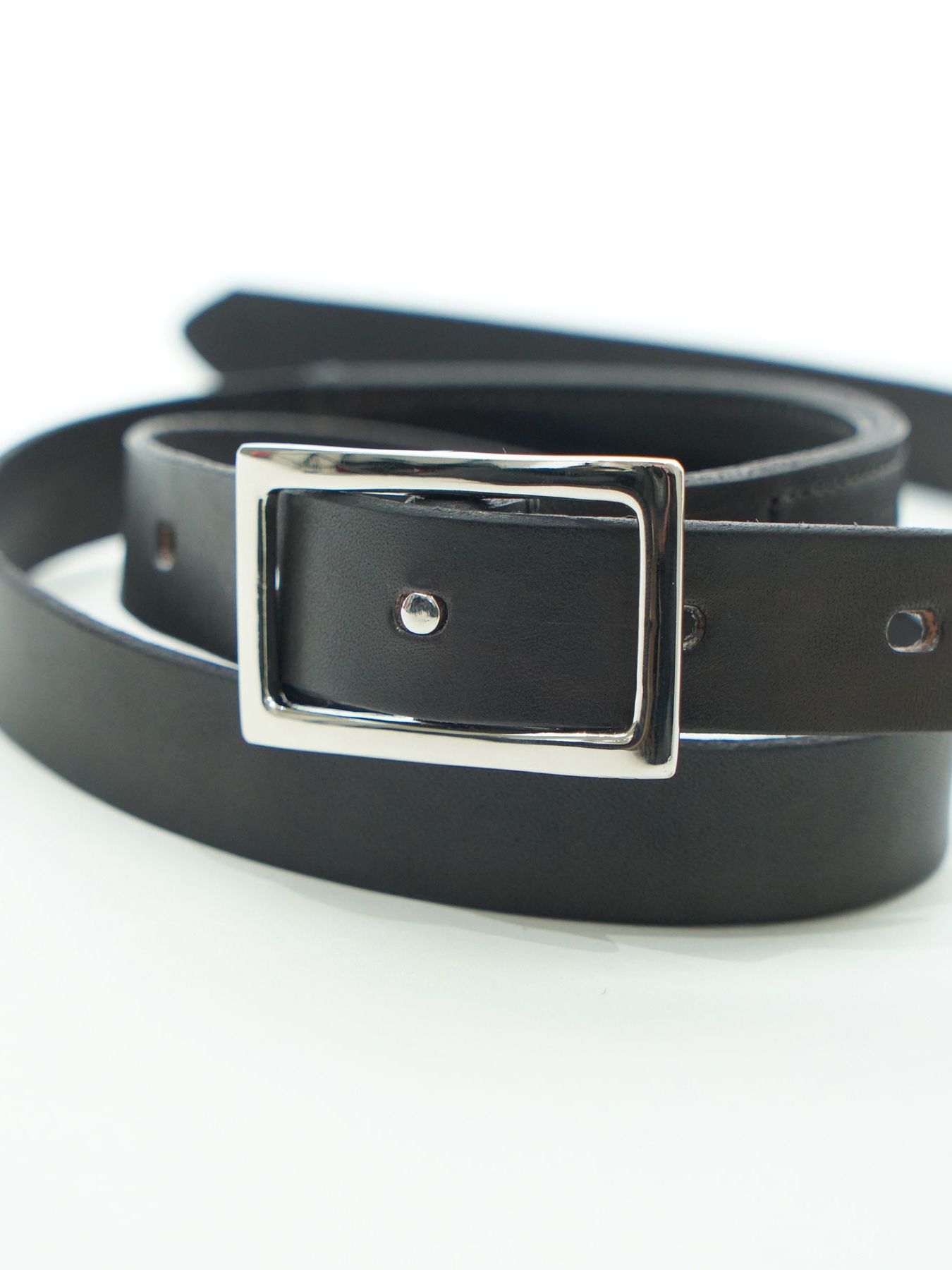 【予約品 】LEATHERLONG / レザーLONGベルト / ブラック