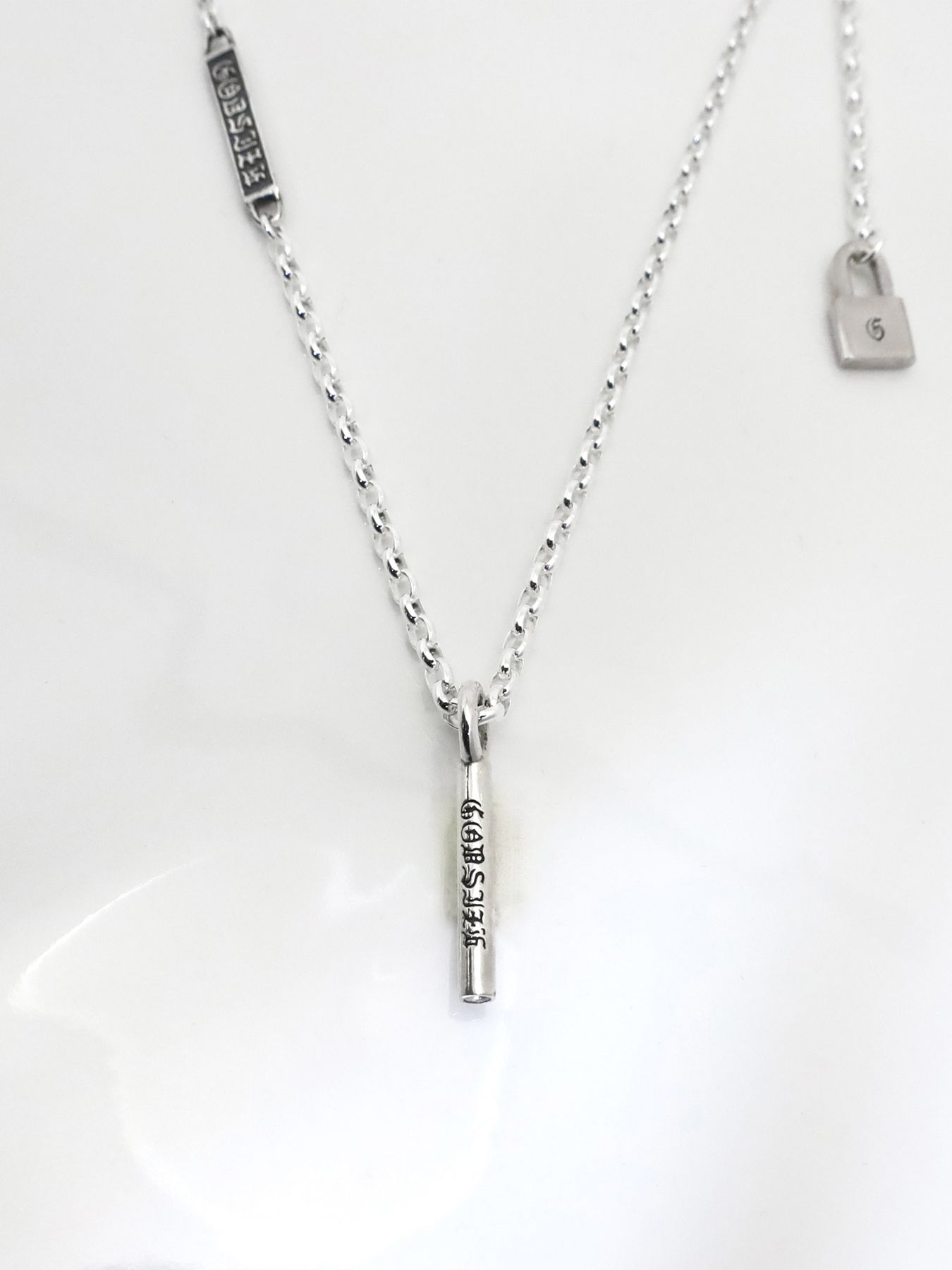 《受注生産》VOID STICK [LOGO] #1 with GODSIZE® I.D. TAG NECKLACE / ヴォイドスティック [ロゴ] #1 ゴッドサイズ® I.D.タグネックレス / 注文から2～3週間後入荷予定