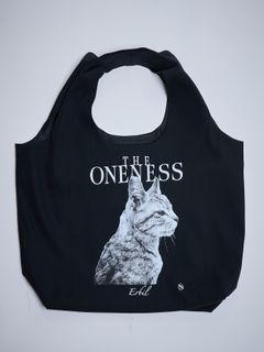 【予約品 4月26日(日) 締切】《犬猫保護活動チャリティー企画》Shoulder Tote Bag / ショルダー トートバッグ / ブラック