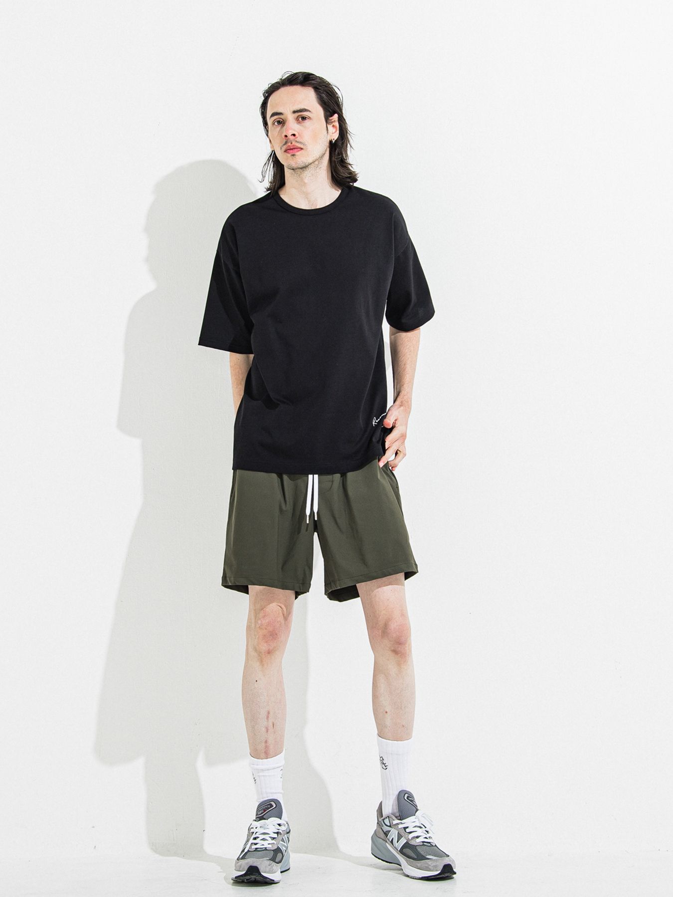 【予約品 】YOAKE PHOTO OVER TEE /  フォトオーバーサイズTシャツ / ブラック