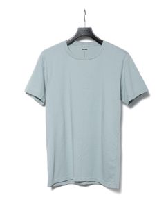 【予約品 10月12日(日) 締切】Natural Soft Cotton Crew Neck T-shirt / 30/-ナチュラルソフト天竺 クルーネック Tシャツ / グレーグリーン