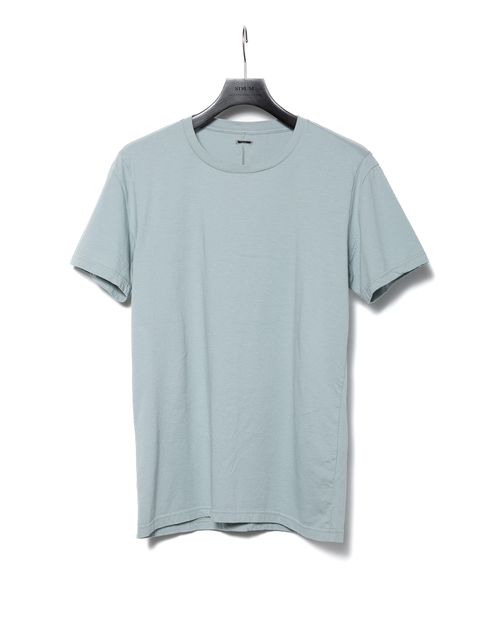【予約品 10月13日(月) 締切】Natural Soft Cotton Crew Neck T-shirt / 30/-ナチュラルソフト天竺 クルーネック Tシャツ / グレーグリーン