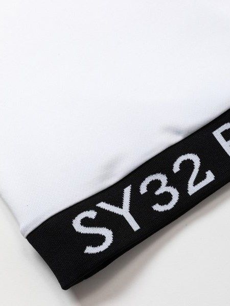 TONAL DRY MOCK NECK / ブラック 【SY32 by SWEET YEARS GOLF】