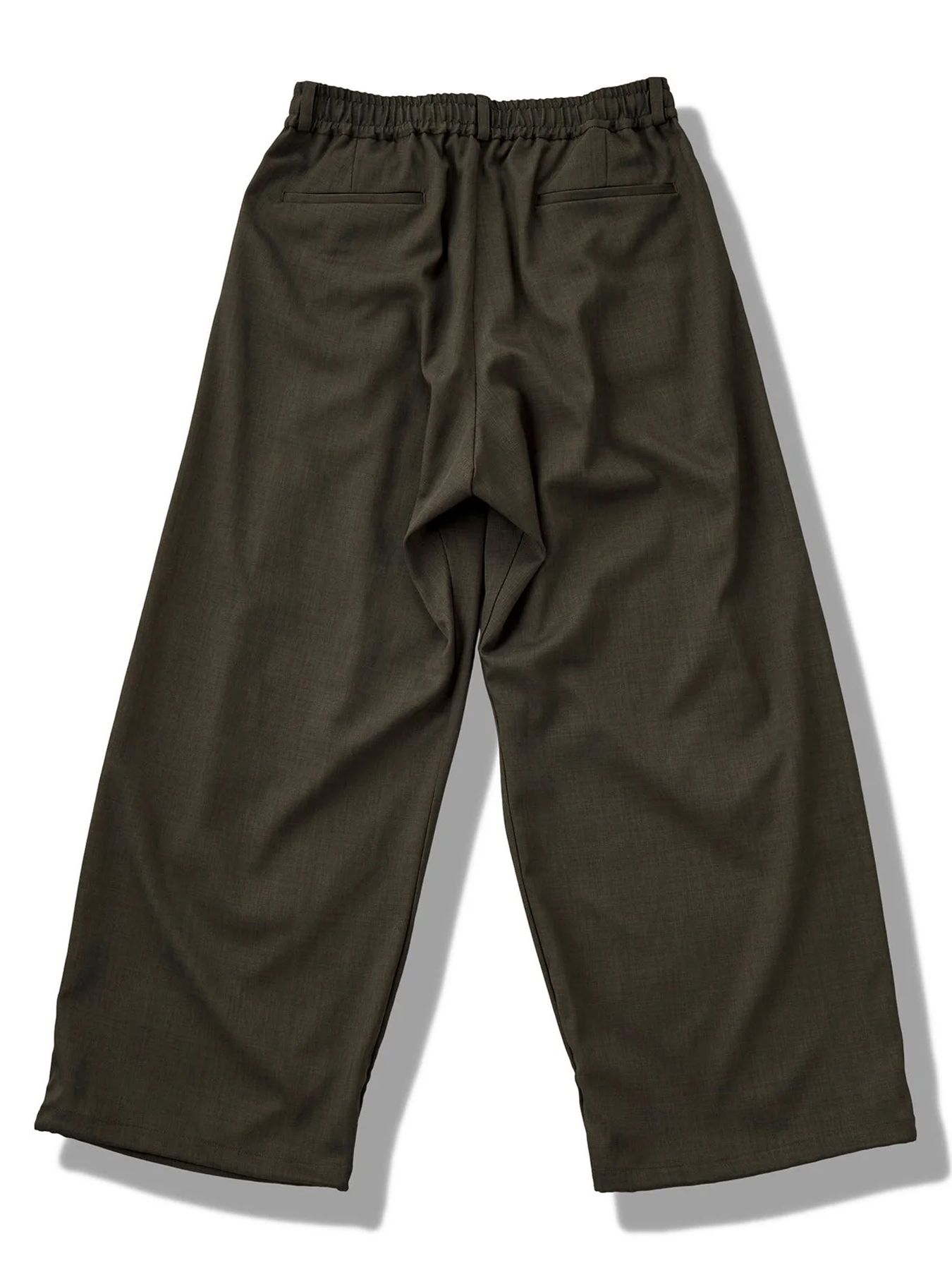 2WAYクロスタックイージーワイドトラウザーズ / グレー【NOID.】