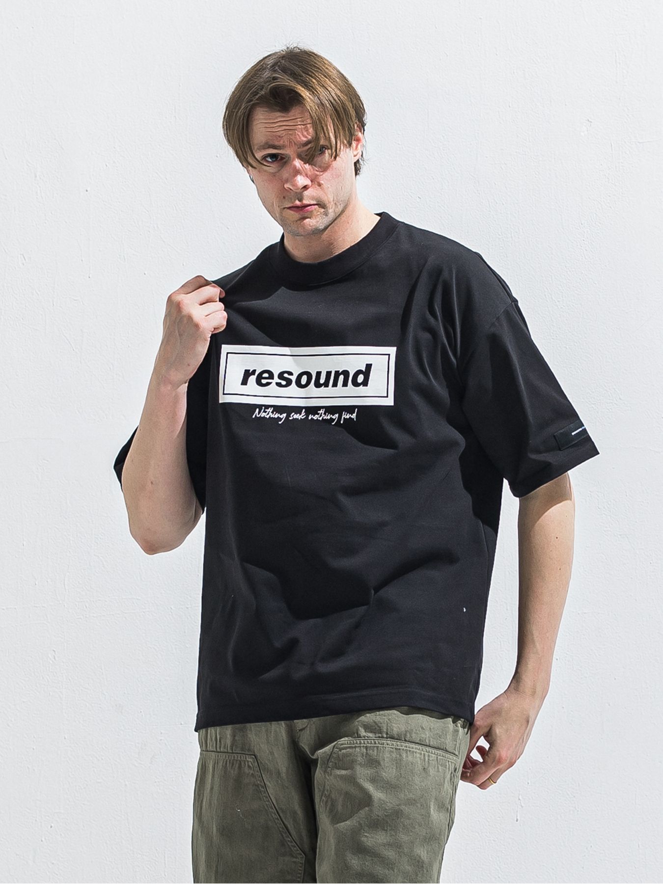 【予約品 2月15日(日) 18:00 締切】BOX OVER TEE / ボックスロゴオーバーTシャツ / ブラック