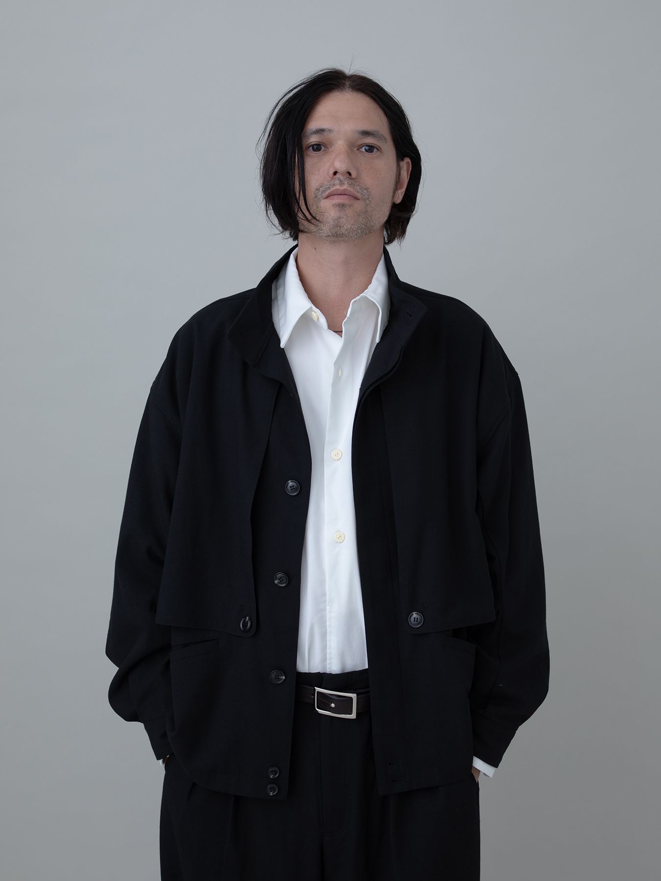 【予約品 10月26日(日) 締切】TRENCHSWINGTOP / トレンチスイングトップ / BLACK