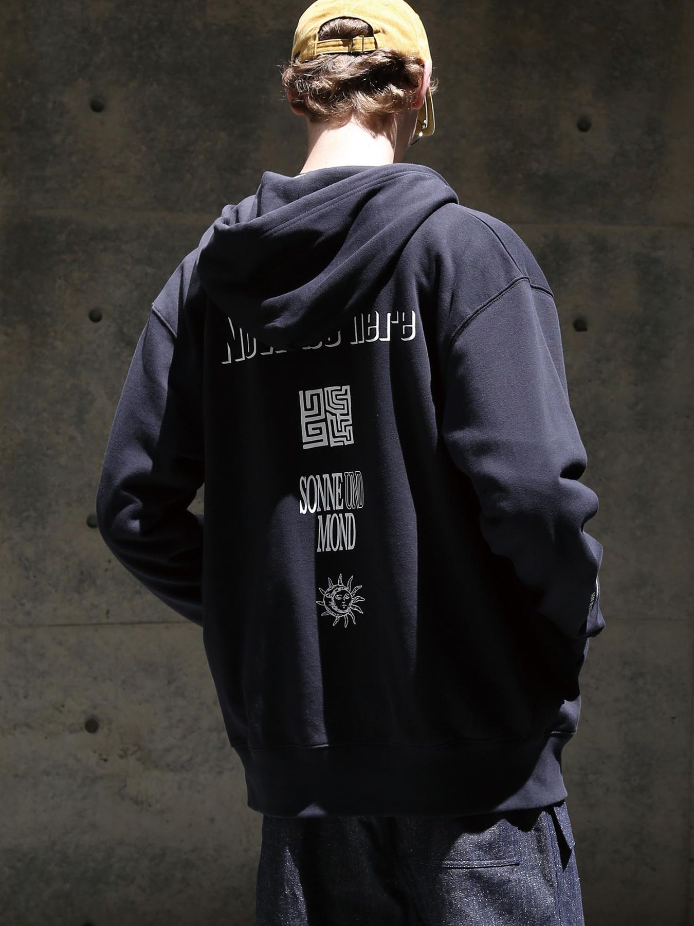 【予約品】UND PARKA / ジップスウェットパーカー / ディープネイビー【QUOLT】