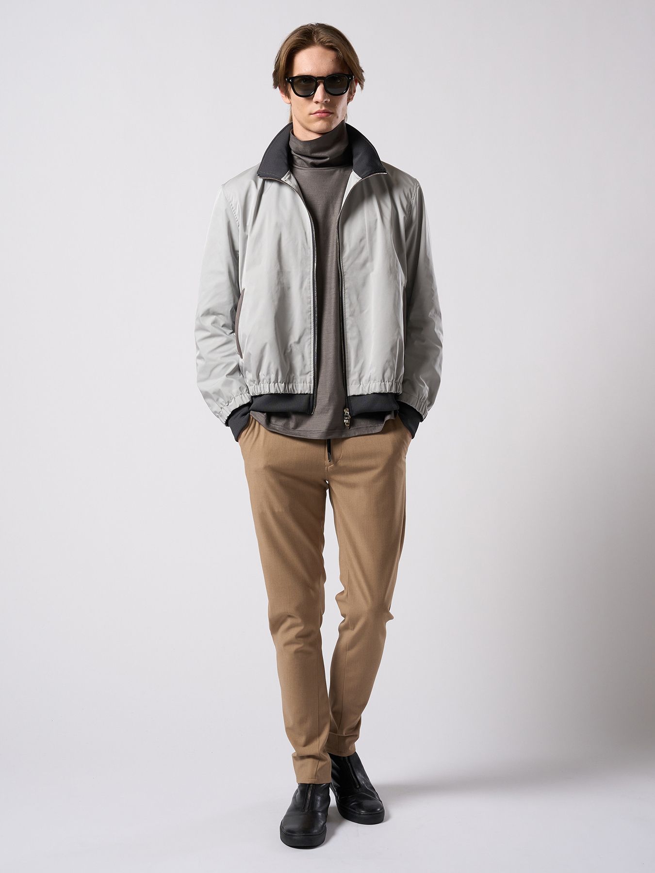 【予約品 4月19日(日) 18時締切】3D banana slim pants / 3Dバナナ スリムパンツ / ベージュ