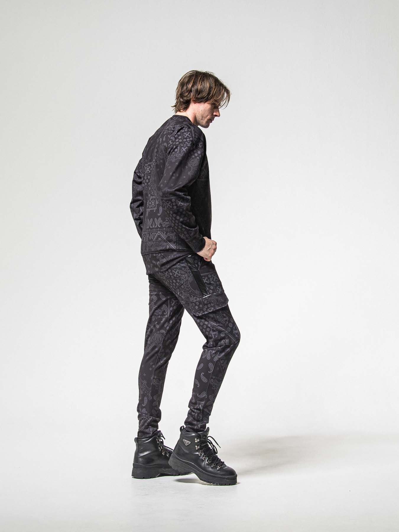 【予約品 】Darrell HEAT CARGO PT / ダレル ヒートカーゴパンツ / ペイズリーブラック