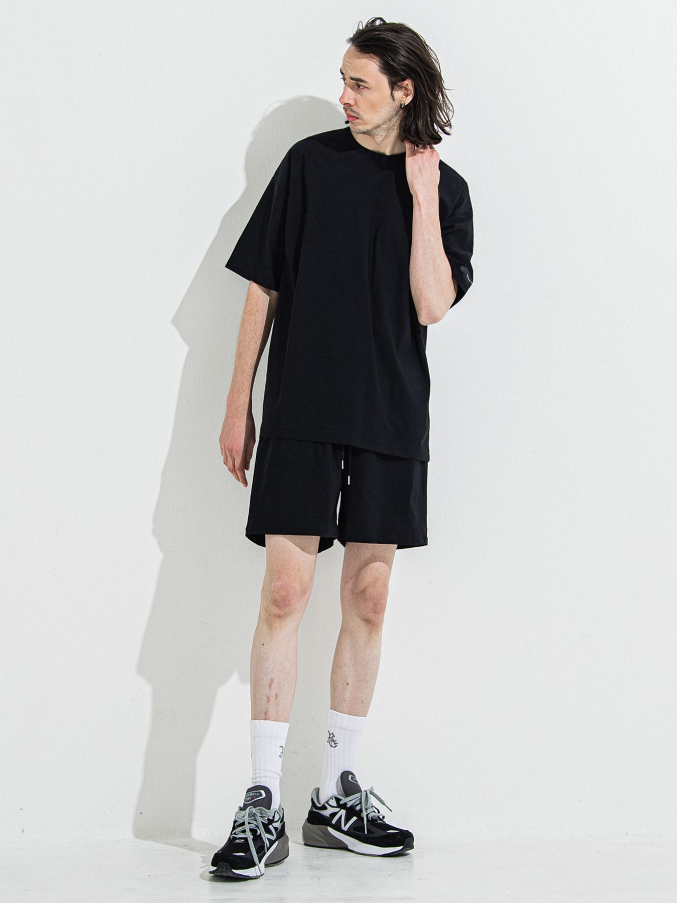 【予約品 】TV NYLON SHORTS / ティーヴィーナイロンショーツ / ブラック