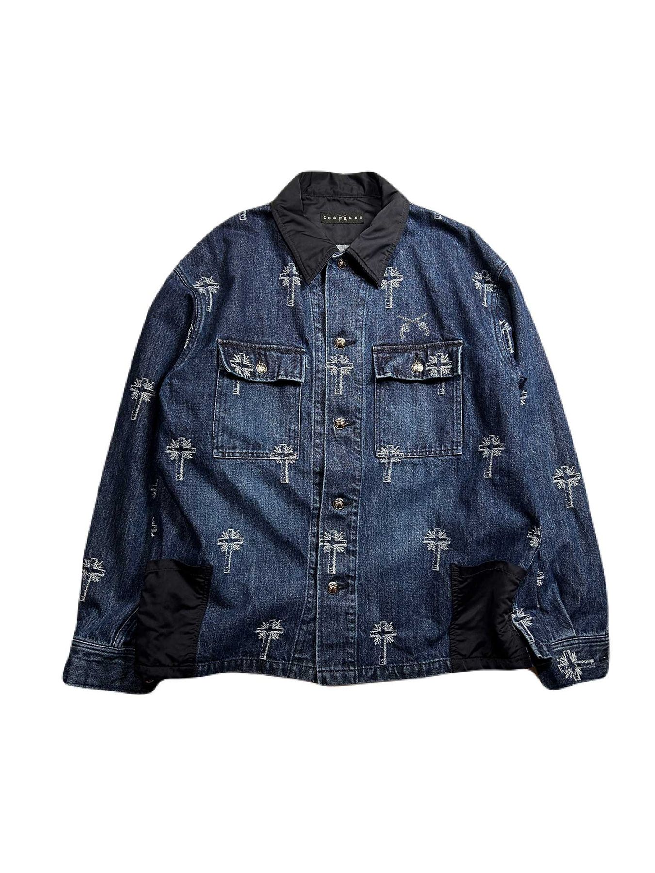 【予約品 8月10日(日) 締切 】CROSS JQ DENIM JKT A / クロスジャガード デニムジャケット / クリスタル ブルー