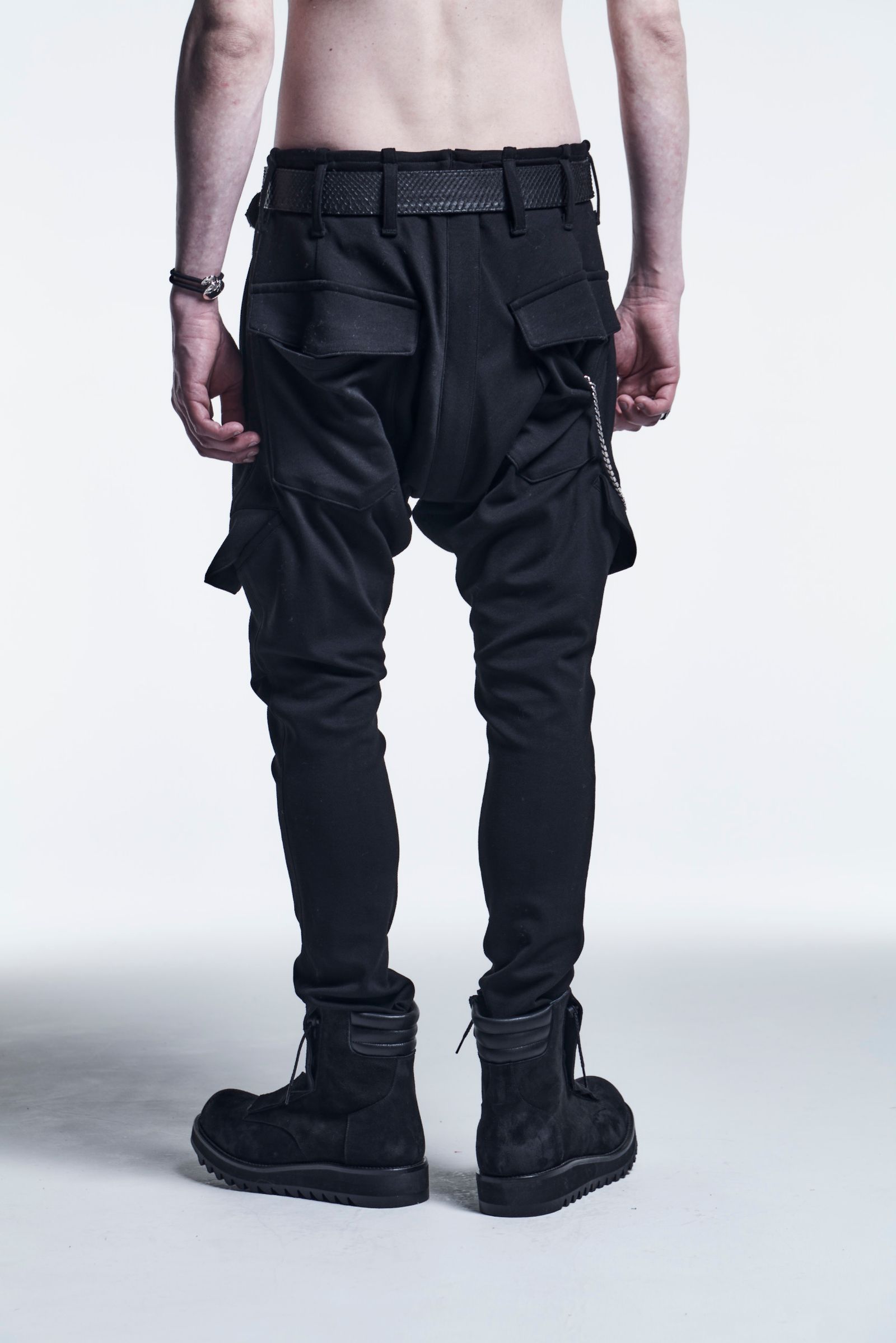 《予約品》 SaruelCargoPants Ponch / Black 【kiryuyrik】 7月入荷予定