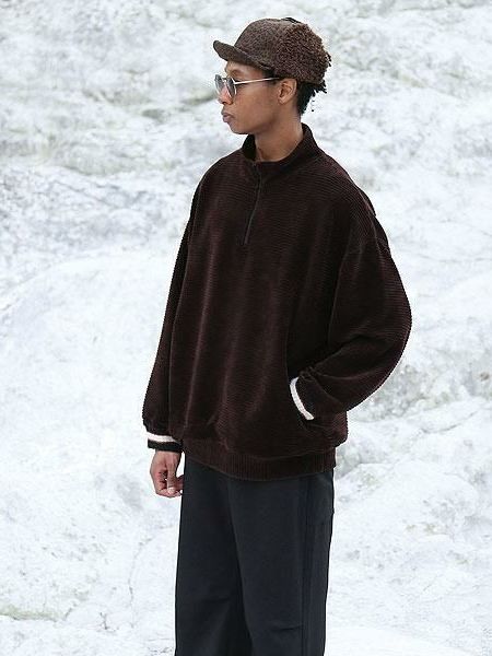 SEWEE PULLOVER / BOURDEAX-RED / QUOLT クオルト