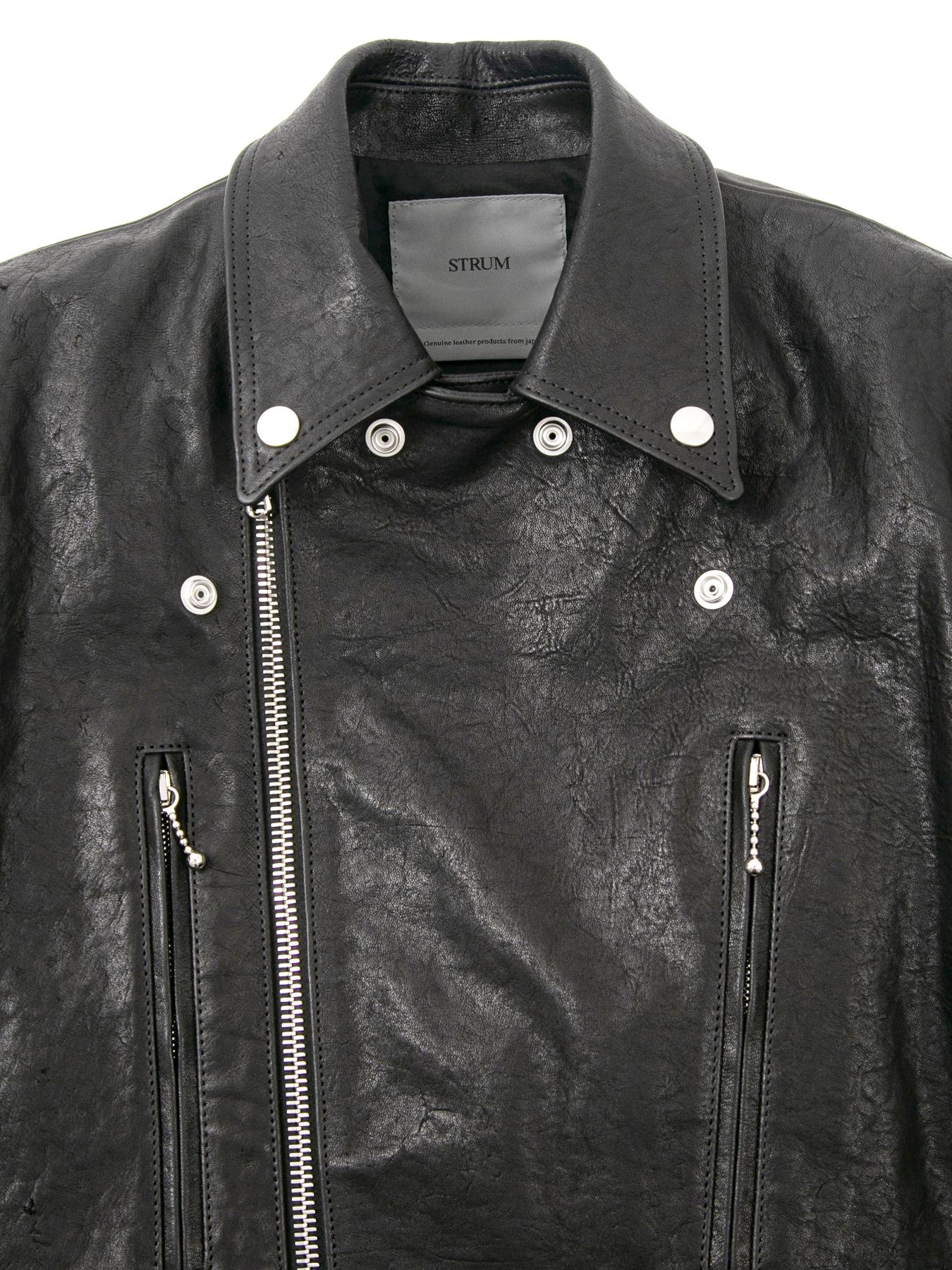 【予約品 4月6日(月) 締切】Pit Vegetable Full Tanned Shrunken Horsehide Double Riders / フルタンニン ピット鞣し シュリンクホースハイド ダブルライダース / LIST