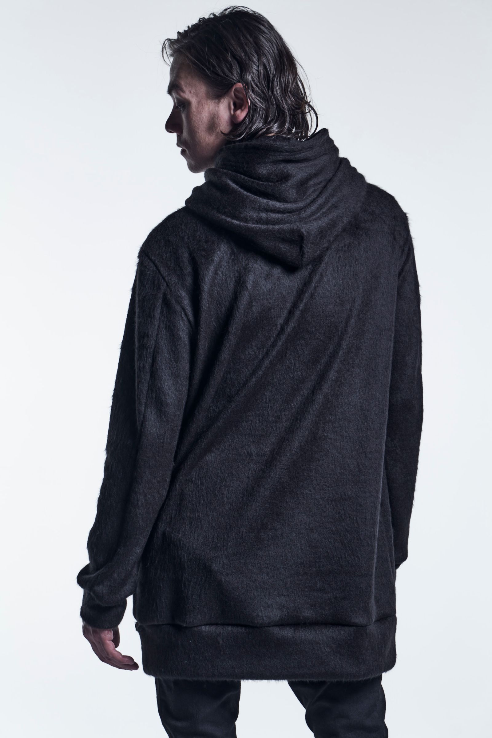 LooseHoodie BeaverJersey / Black 【kiryuyrik】