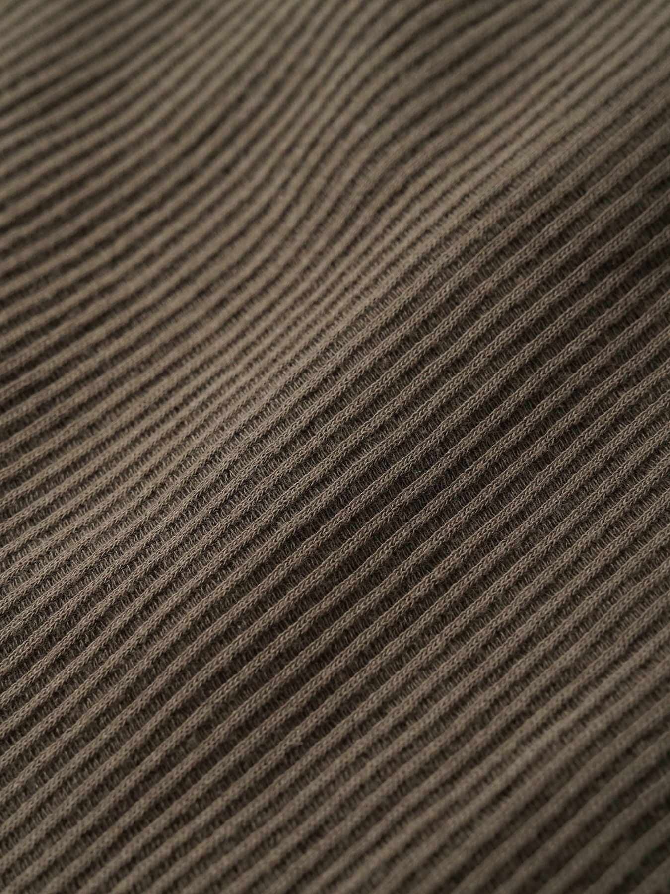 【予約品 5月27日(水) 締切】Deepfront / レールニット カットソー / ベージュ