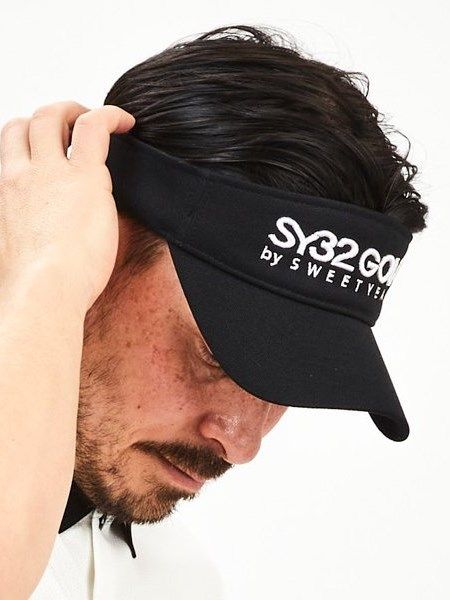 DRY SUN VISOR｜ブラック 【SY32 by SWEET YEARS GOLF】