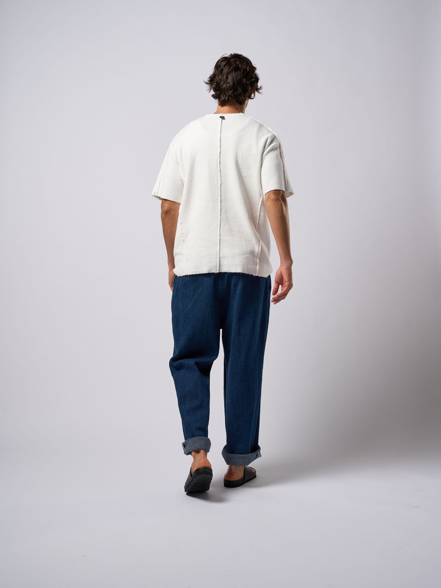 【予約品9月19日 10時締め】 cut-off Tee  / Tシャツ / ホワイト