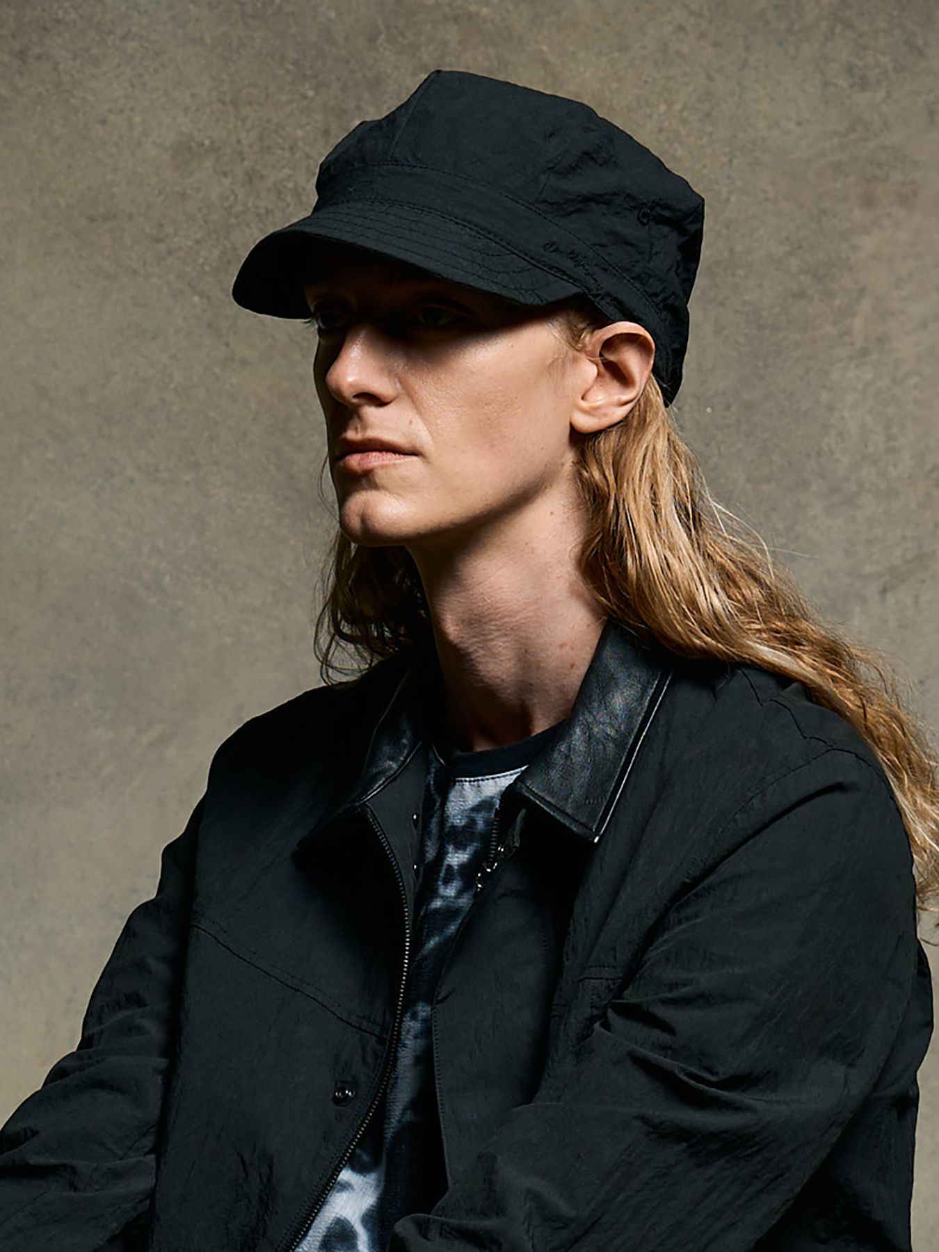【予約品 9月23日(火) 締切】solid engineer cap / ソリッド エンジニアキャップ / チャコールブラック