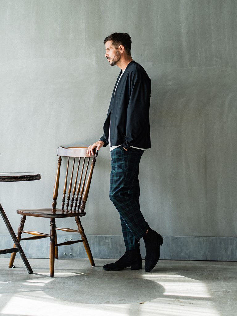 《予約品3月3日18：00締め》 PAT WIDE EASY PANTS / イージーパンツ / グレンチェック