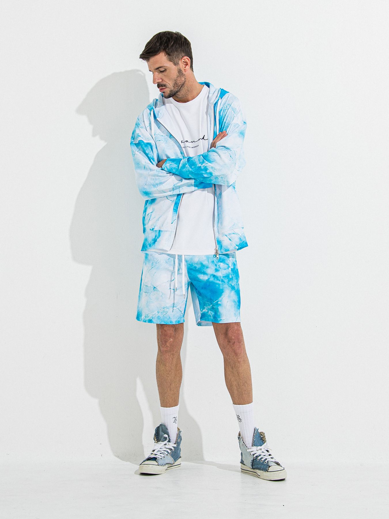 【予約品 】RASH OVER NO SLEEVE / ラッシュガード オーバーサイズノースリーブ / IDホワイト