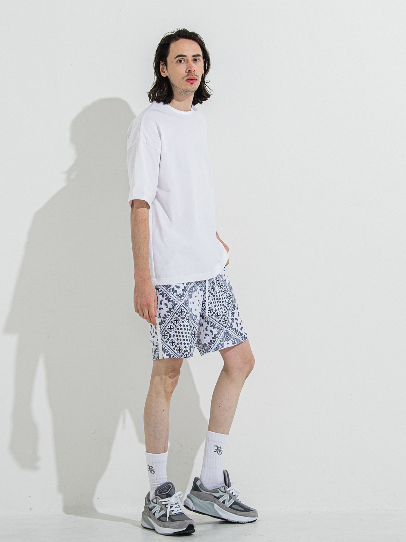 【予約品 】YOAKE PHOTO OVER TEE /  フォトオーバーサイズTシャツ / ホワイト