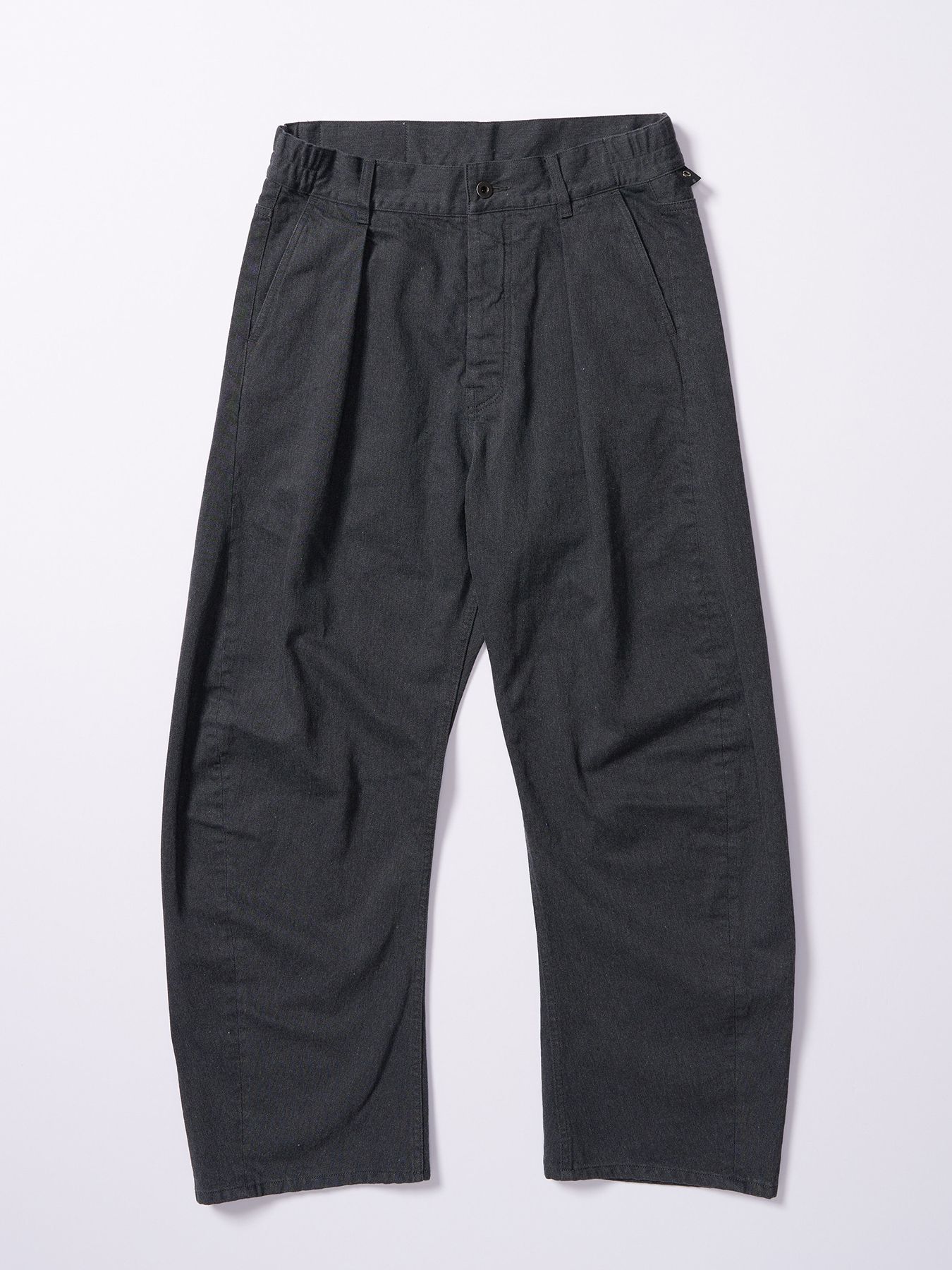 【予約品 4月19日(日) 18時締切】wide banana denim(OW)  / ワイドバナナデニム ワンウォッシュ / ダストチャコール