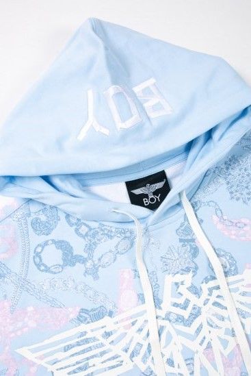 EAGLE PATTERN PARKA / BLUE 【BOY LONDON】