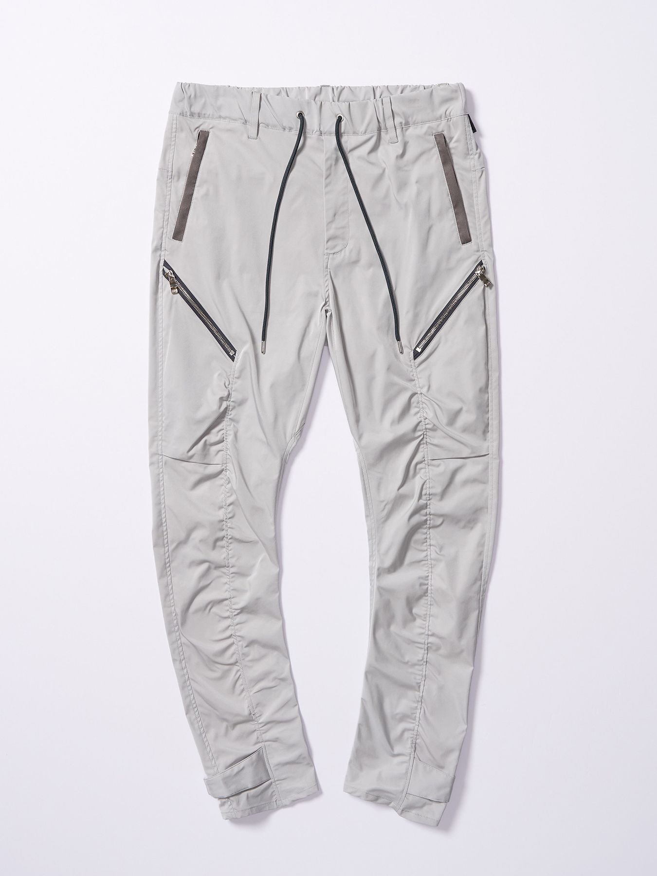 【予約品 4月19日(日) 18時締切】puckering banana teck pants / パッカリング バナナ テックパンツ / ライトグレー