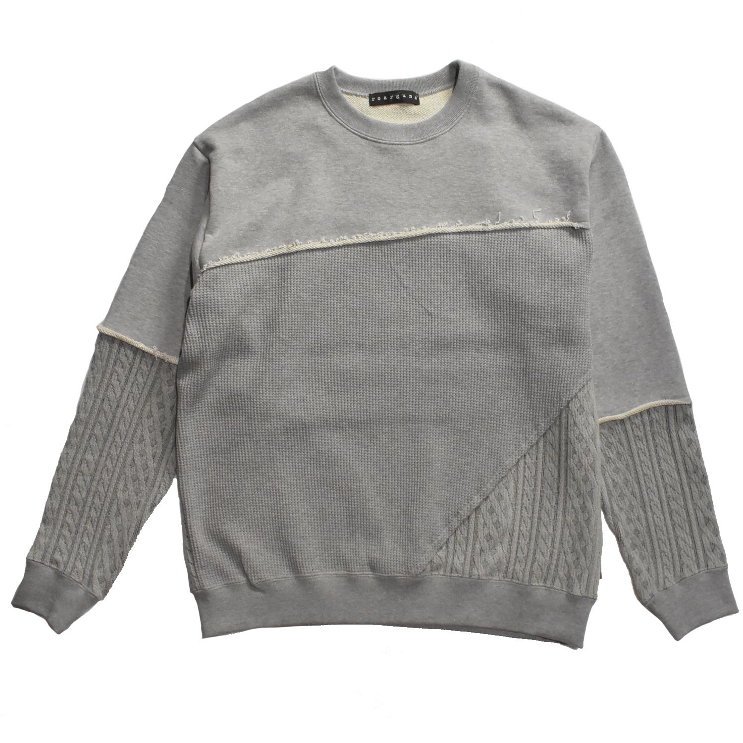 《予約品3月27日 23時55分締め》 AZUMA CREWNECK  / スウェット / グレー  【roarguns 】8月中入荷予定