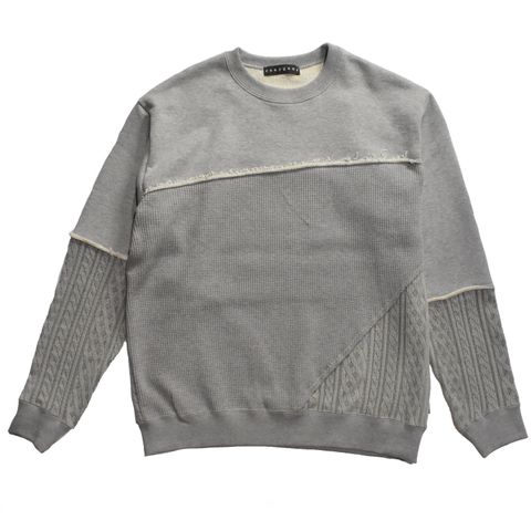 《予約品3月27日 23時55分締め》 AZUMA CREWNECK  / スウェット / グレー  【roarguns 】8月中入荷予定