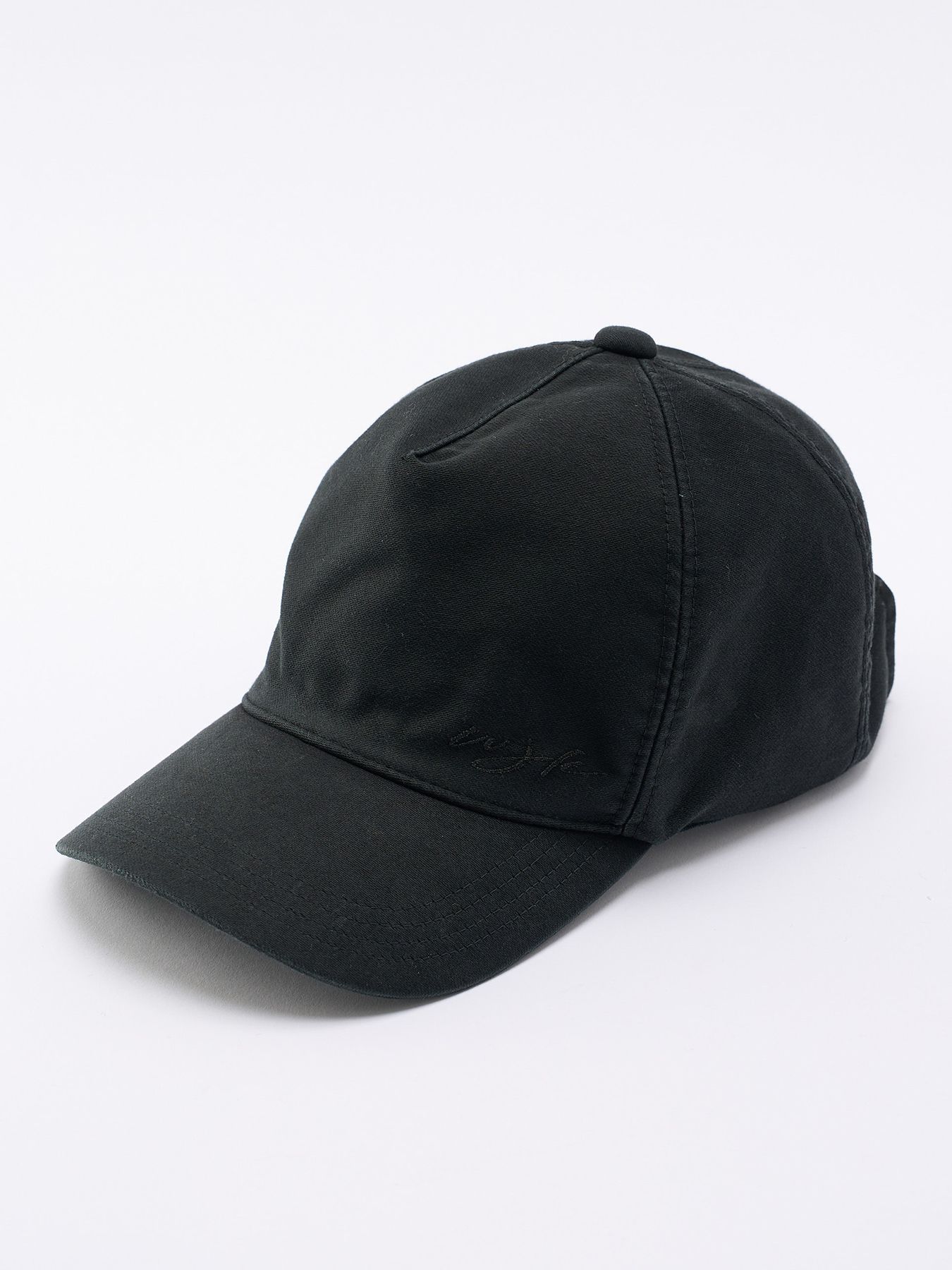 【予約品 4月19日(日) 18時締切】heavy moleskin B.B.cap / モールスキン ベースボールキャップ / ブラック