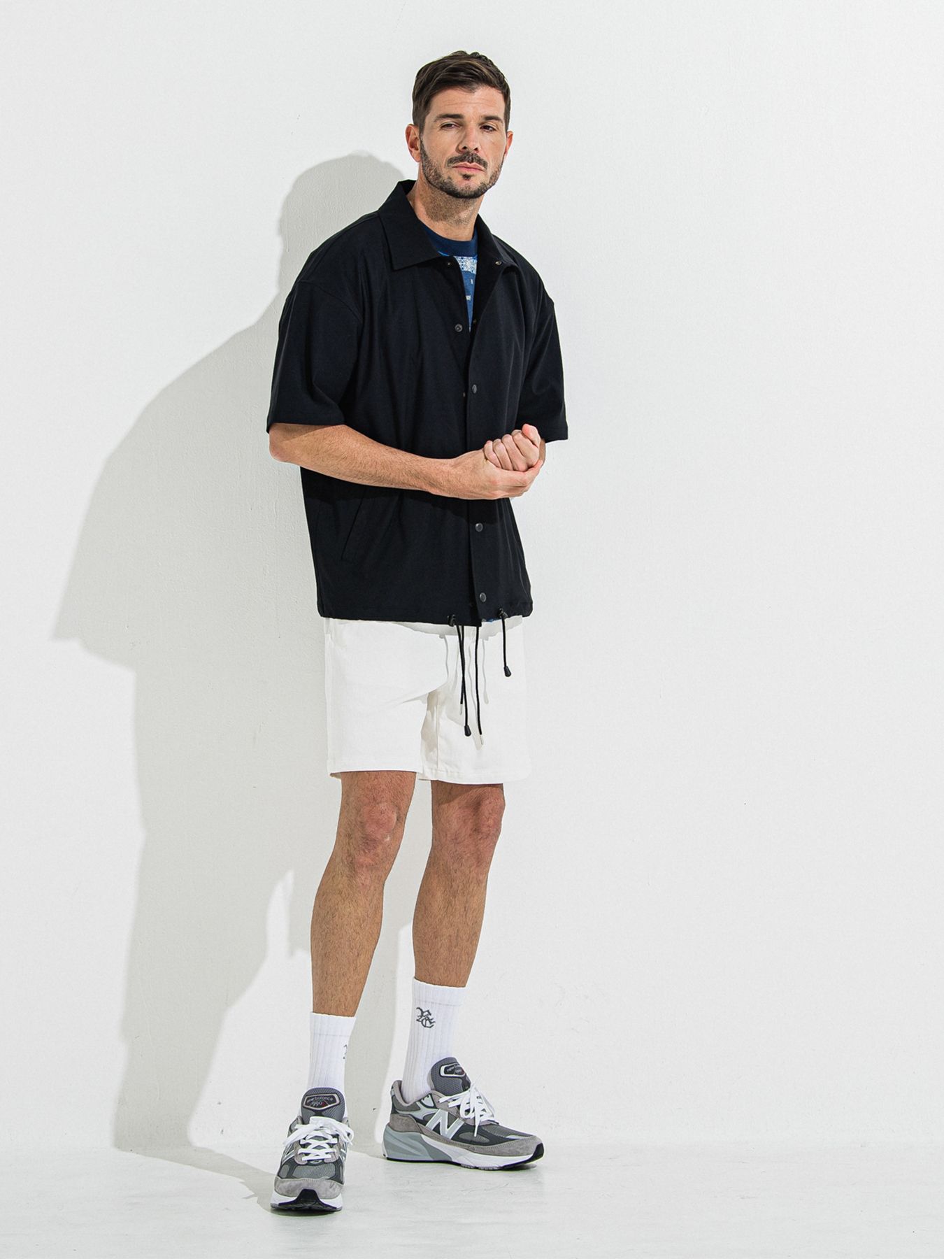 【予約品】DENIM JERSEY SHORTS / デニムジャージショーツ / ホワイト