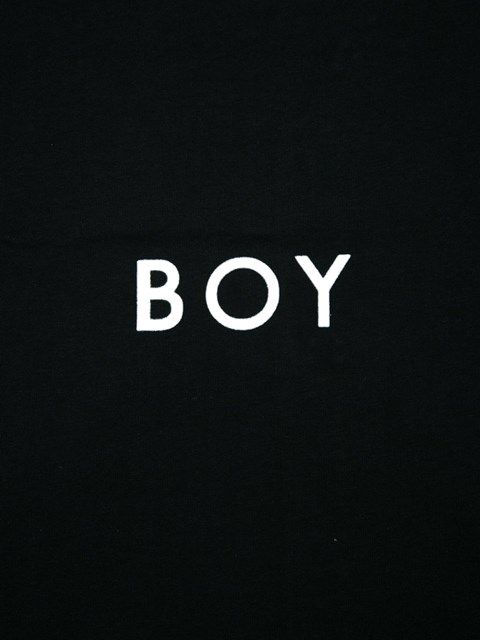 BOY CROSS MOTIF TEE / Tシャツ / ブラック 【BOY LONDON】