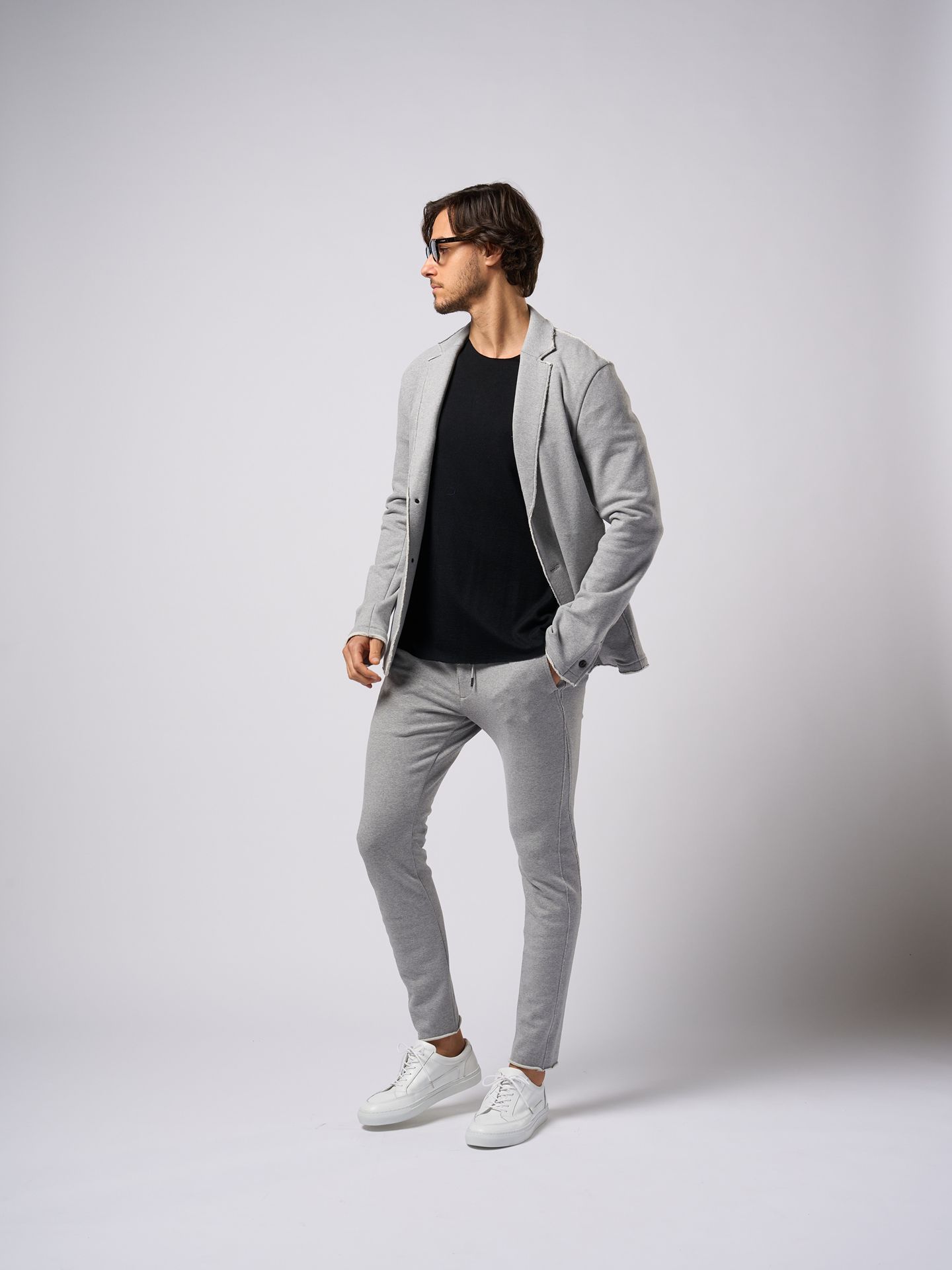 【予約品9月19日 10時締め】 jersey jacket / ジャケット / グレー