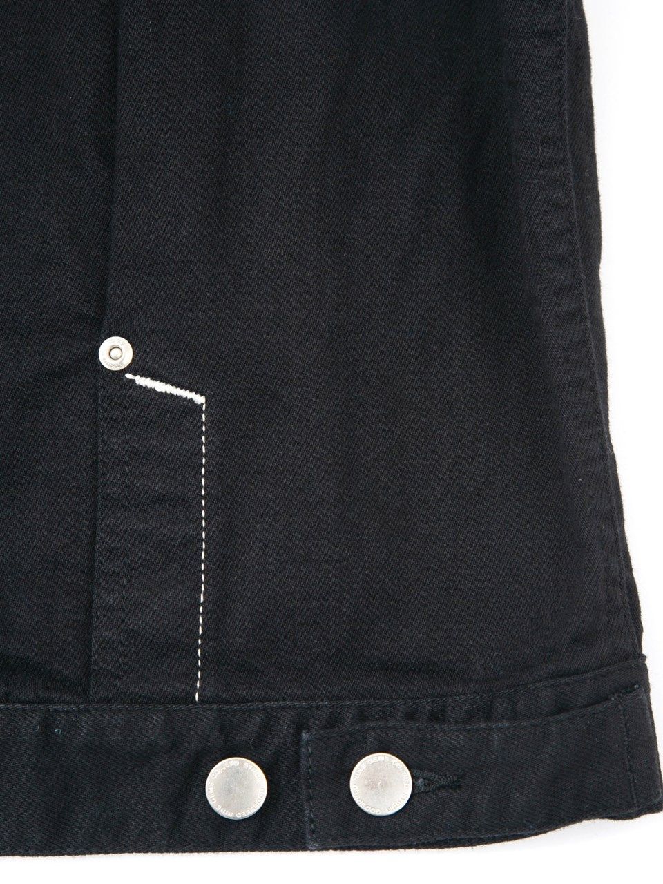11oz Organic Cotton Stretch Denim Jacket / 11oz オーガニックコットン ストレッチデニム ジャケット / Jimmy / ブラック