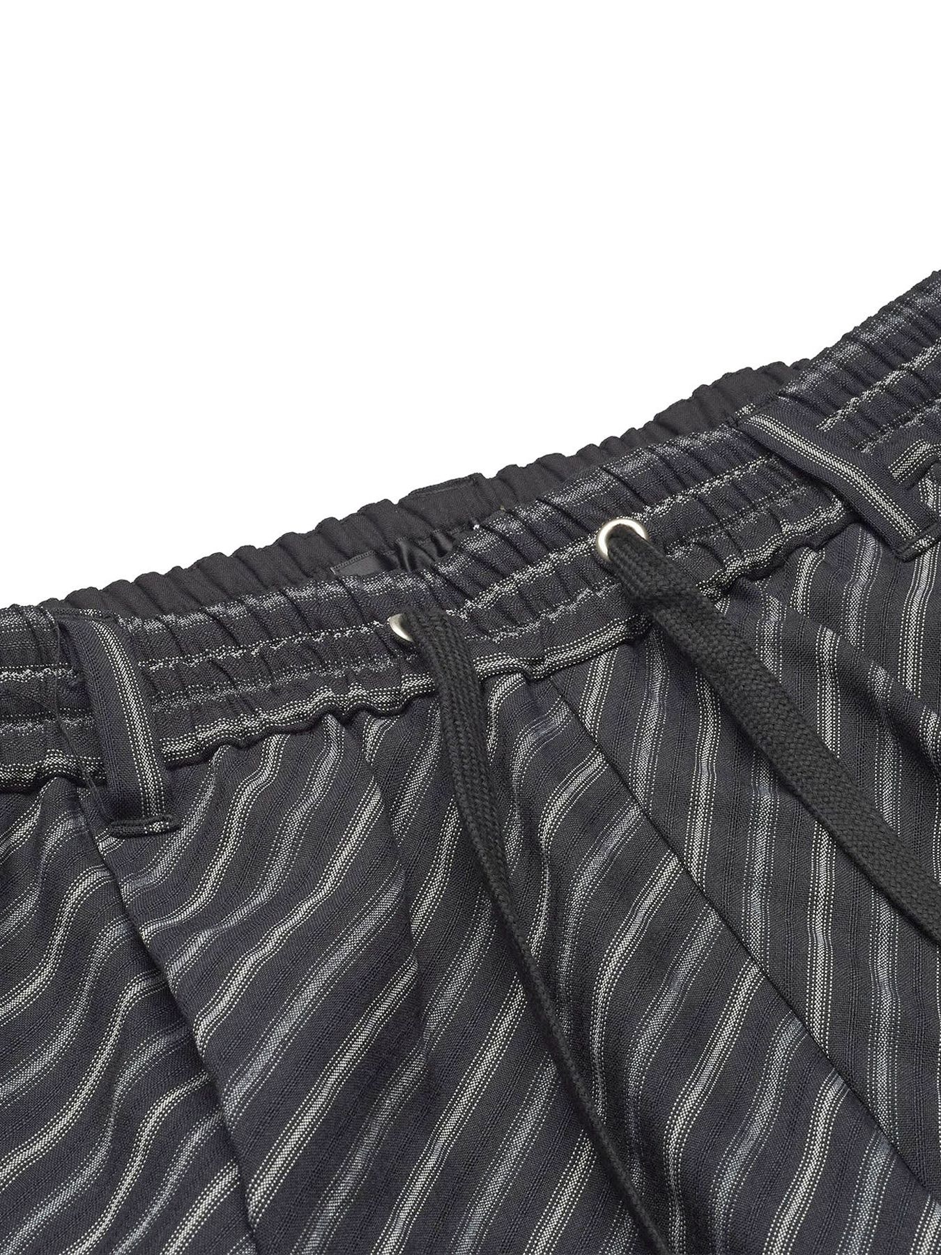 イージーバギーパラシュートトラウザーズ / ブラック【NO ID.】