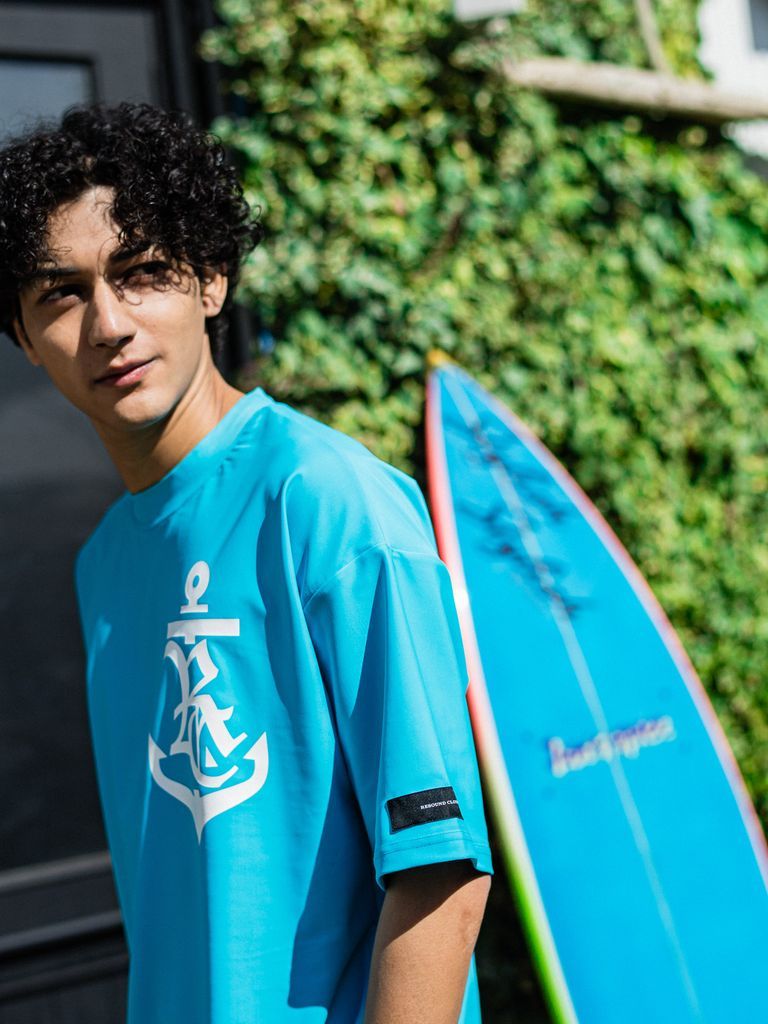 《予約品3月3日18：00締め》 anchor RCl RUSH OVER T / ラッシュガードTシャツ / ブルー