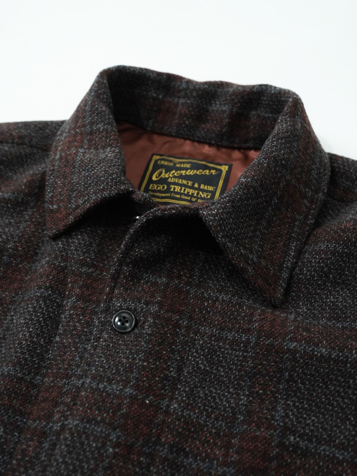 【予約品 5月6日(水) 締切】WOOLCHECK-SPORTJACKET / ヴィンテージシャツジャケット / レッド系