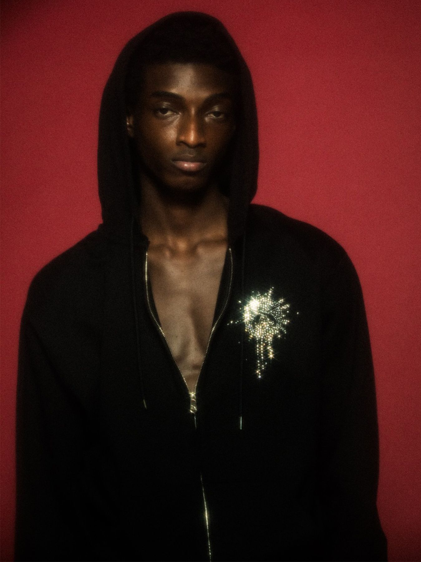 【予約品 8月23日(日) 締切】ST/JER ZIP/HOOD CRY / クリスタル / ブラック