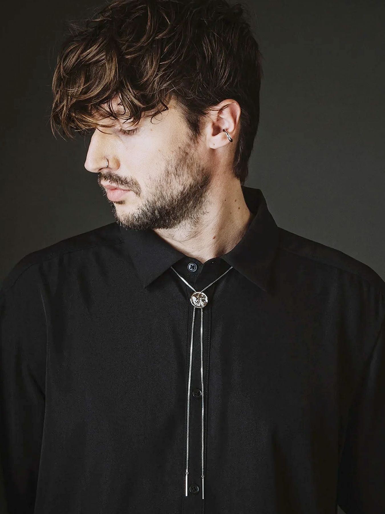 メタルループタイ / シルバー【NO ID.】