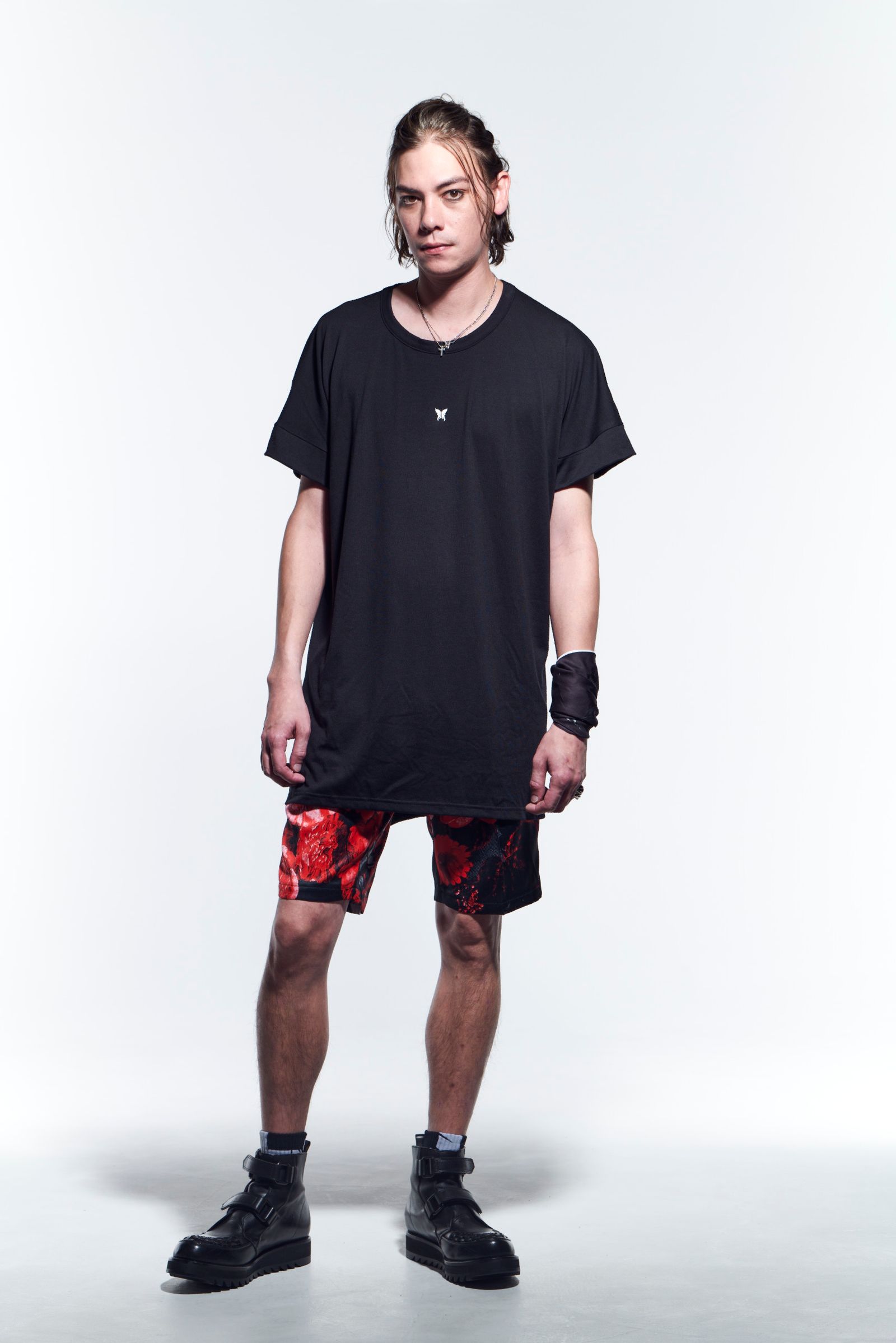 DropShoulderT-Shirts Tシャツ BEA TENJIKU / Black 【kiryuyrik】