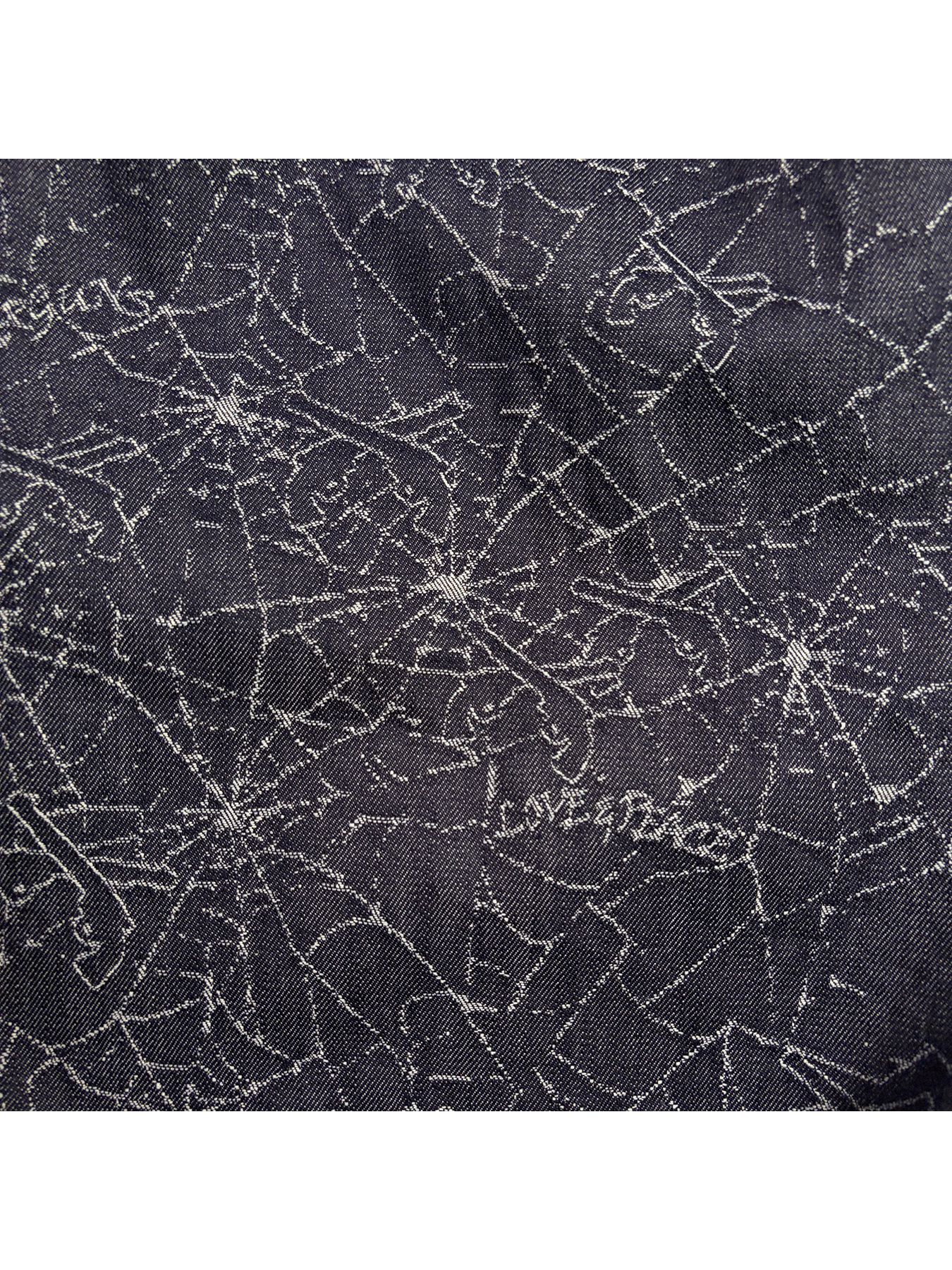 【予約品 3月9日(月) 18:00 締切】SPIDER JAQ HOODIE / リバーシブル スパイダー ジャガード ジップフーディ / ブルー