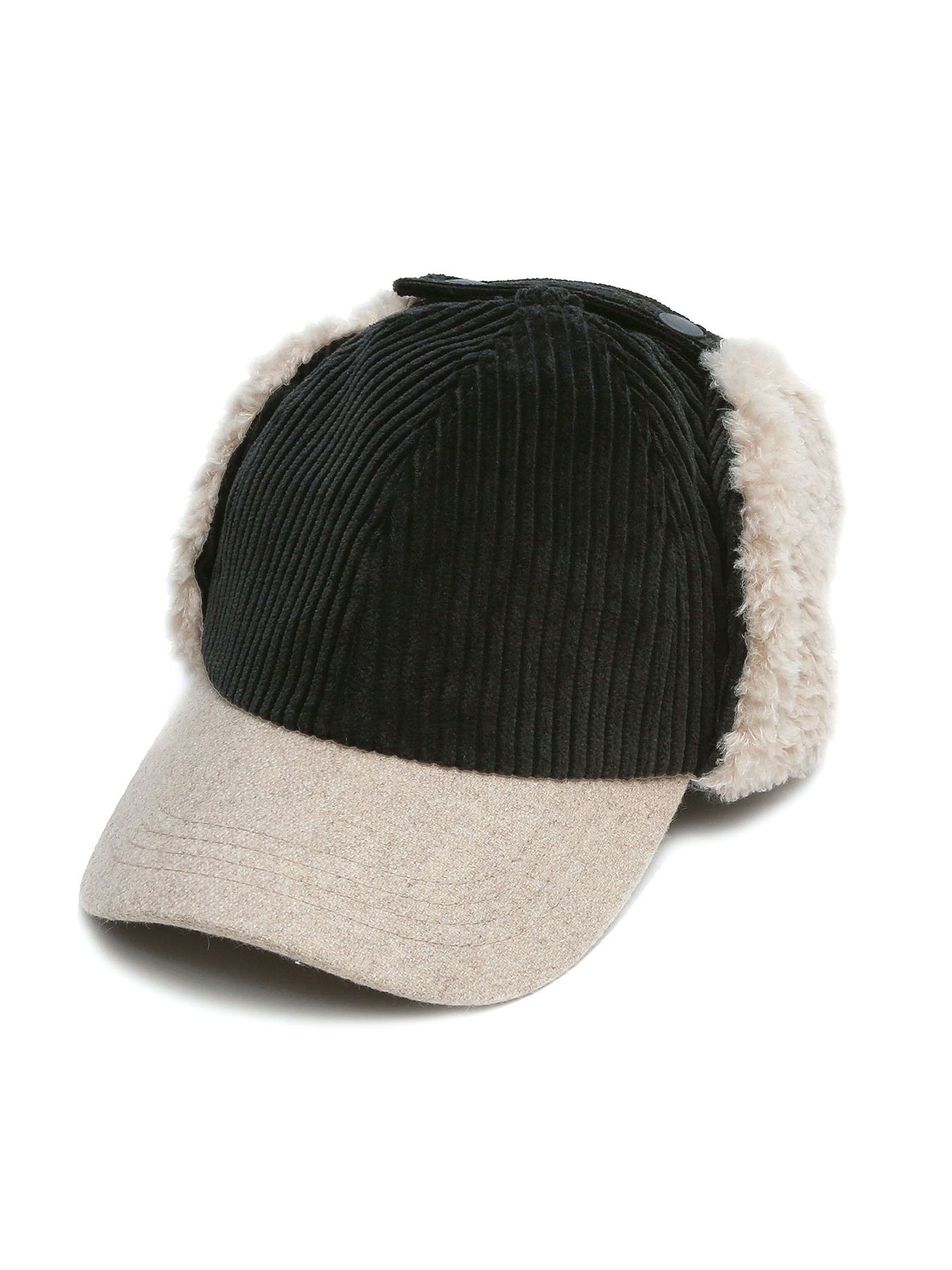 MICHELLE-BOA CAP / BLACK【QUOLT】