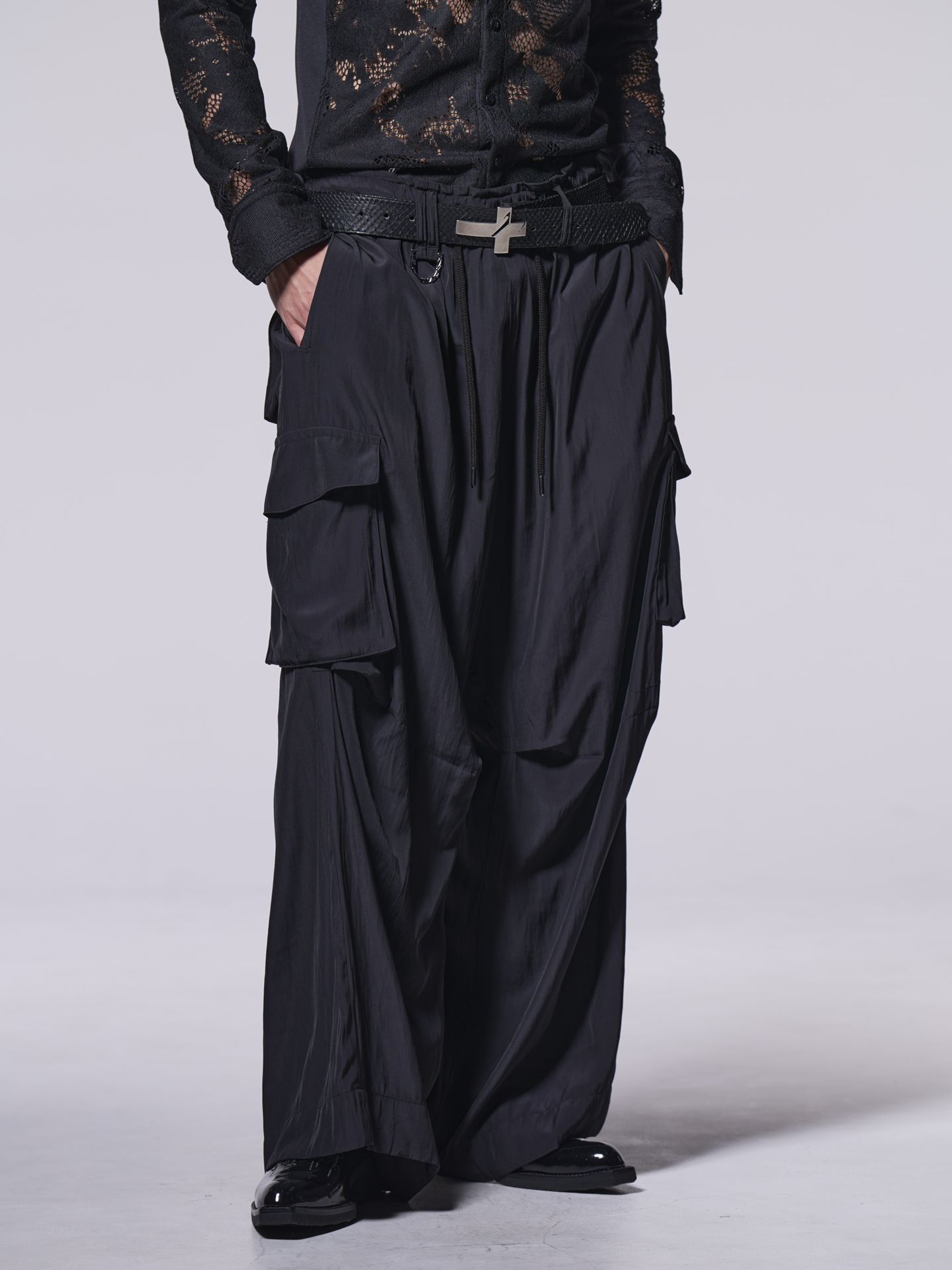 《予約品》  LooseCargoPants / ルーズカーゴパンツ / ブラック
