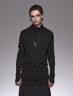 《予約品》 TightHighNeckPullOver /ヒートテック ハイネックプルオーバー / ブラック