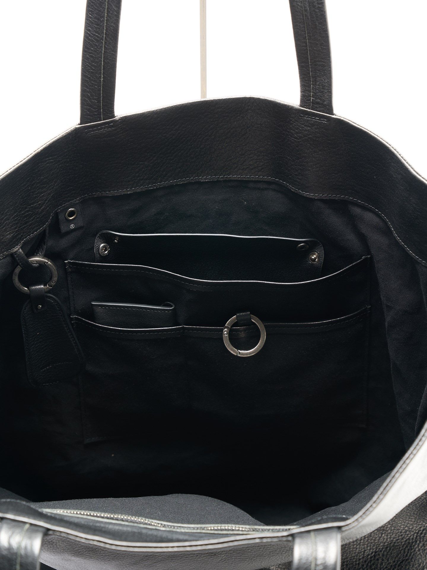 【予約品】 KOBE LEATHER big tote bag/ トートバッグ / ブラック