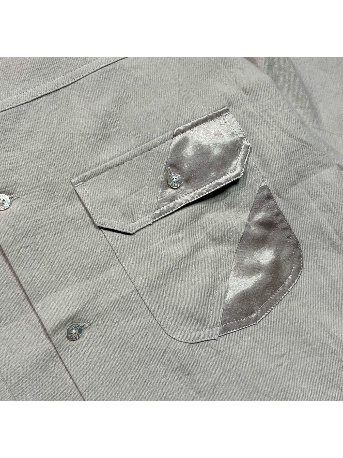 【予約品 8月23日(日) 締切】CO/W VIYELLA SHIRT / ライトグレー